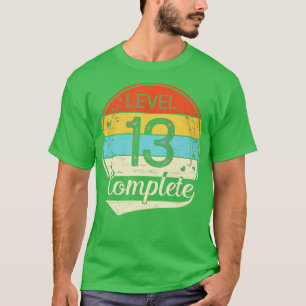 Camiseta Nivel 13 Completo 13º Aniversario Boda Regalo Hi