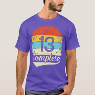 Camiseta Nivel 13 Completo 13º Aniversario Boda Regalo Hi