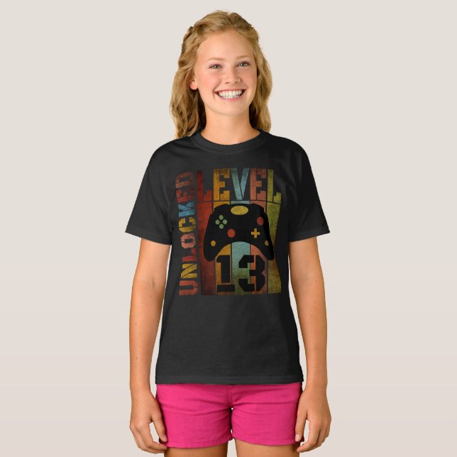 CAMISETA NIVEL 13 DESBLOQUEADO (Anverso completo)