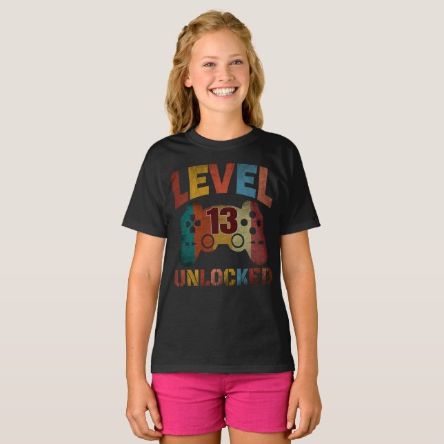 CAMISETA NIVEL 13 DESBLOQUEADO (Anverso completo)