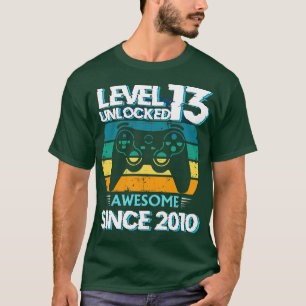 Camiseta Nivel 13 Desbloqueado Impresionante 2010 13º Jugad