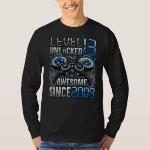 Camiseta Nivel 13 desbloqueado increíble desde 2009 13º cum