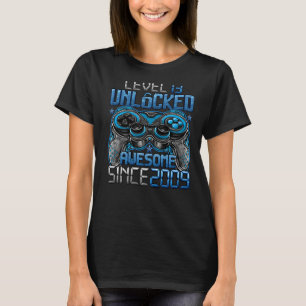 Camiseta Nivel 13 desbloqueado increíble desde 2009 13º cum