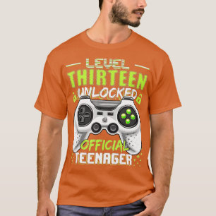 Camiseta Nivel 13 Desbloqueados 13º regalo de cumpleaños de
