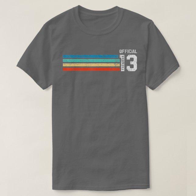 Camiseta Nivel 13 Desbloqueados 13º regalo de cumpleaños de (Diseño del anverso)