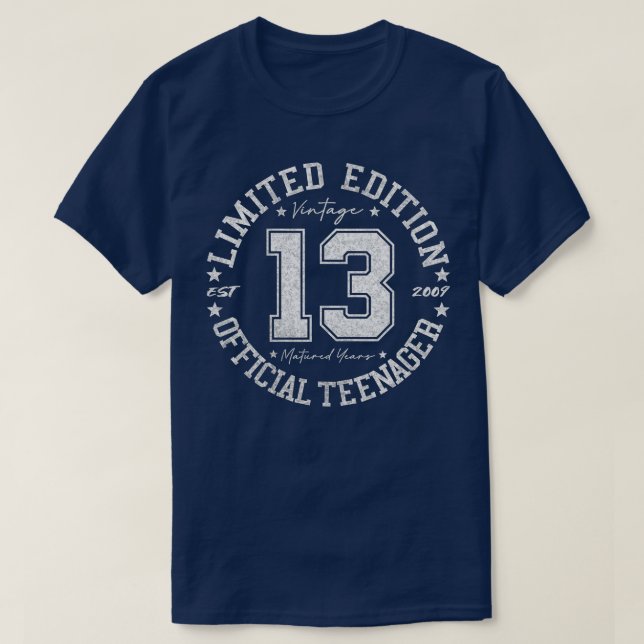 Camiseta Nivel 13 Desbloqueados 13º regalo de cumpleaños de (Diseño del anverso)