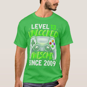 Camiseta Nivel 13 Desbloqueados Impresionante videojuego 20