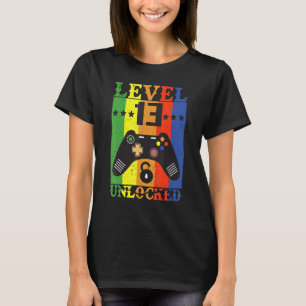 Camiseta Nivel 13 Desbloqueados Impresionante videojuego 20