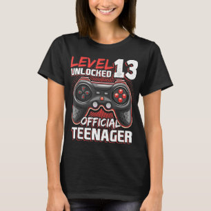 Camiseta Nivel 13 Juego de video oficial de adolescentes si