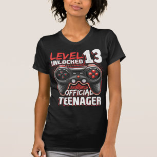 Camiseta Nivel 13 Juego de video oficial de adolescentes si