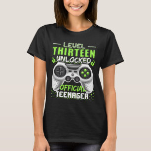 Camiseta Nivel 13 Juego de video oficial de adolescentes si