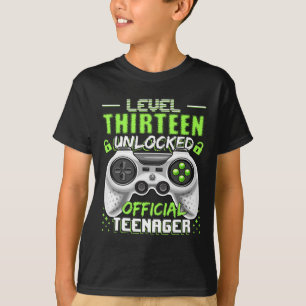 Camiseta Nivel 13 Juego de video oficial de adolescentes si