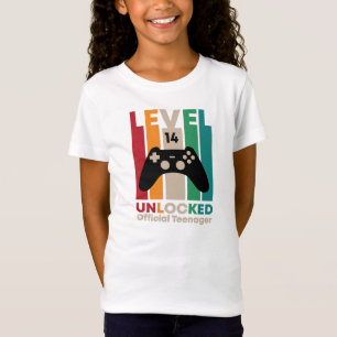 Camiseta Nivel 14 Adolescente oficial desbloqueado, 14º cum