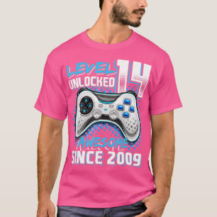 Camiseta Nivel 14 Desbloqueados Impresionante videojuego 20