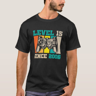 Camiseta Nivel 15 Desde 2006 Regalo Niño De Cumpleaños Y Ch