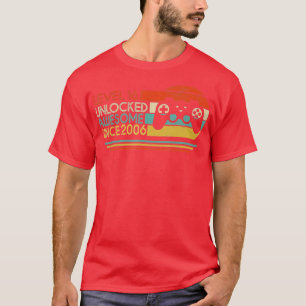 Camiseta Nivel 16 Desbloqueado desde 2006 16º cumpleaños