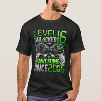 Camiseta Nivel 16 Desbloqueado Impresionante Desde 2006 16º