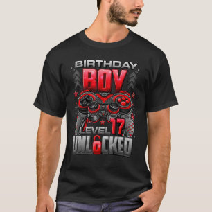 Camiseta Nivel 17 Desbloqueado desde 2005 17º cumpleaños