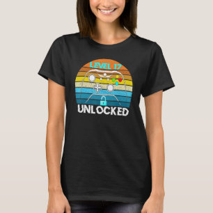 Camiseta Nivel 17 Video Gamer desbloqueado 17 cumpleaños