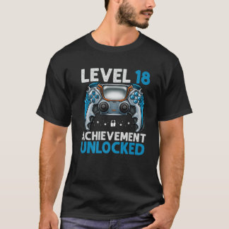 Camiseta Nivel 18 Desbloqueado Impresionante Desde 2003 18º
