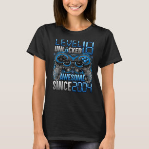 Camiseta Nivel 18 desbloqueado increíble desde 2004 18º cum