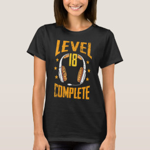 Camiseta Nivel 18 Jugador completo de Guay 18th Birthday Bo