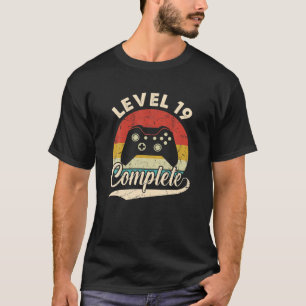 Camiseta Nivel 19 Completo - 19º Aniversario Boda Para El