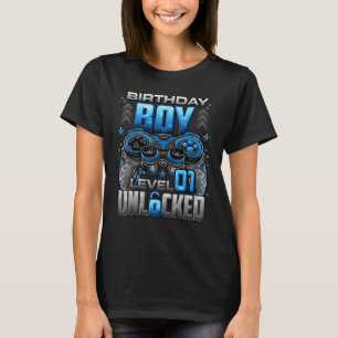 Camiseta Nivel 1 Desbloqueado desde 2021 Primer cumpleaños
