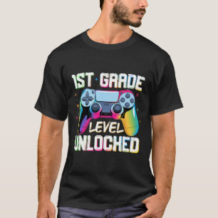 Camiseta Nivel 1er Grado Desbloqueado Regreso a Clases Prim