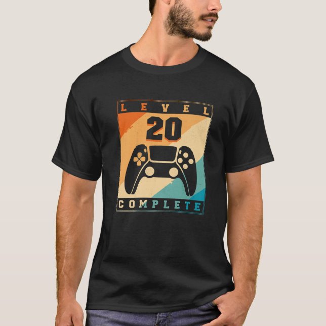Camiseta Nivel 20 desbloqueado (Anverso)