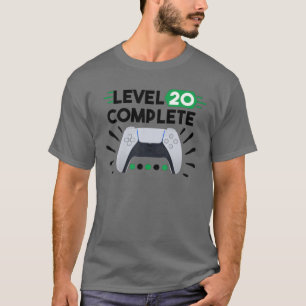 Camiseta Nivel 20 Juego De Vídeo De Consola De Tee PS5 Comp
