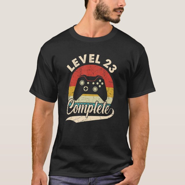 Camiseta Nivel 23 Complete 23er Aniversario Boda Para H (Anverso)
