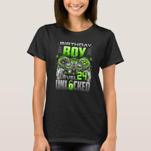 Camiseta Nivel 24 Desbloqueado desde 1998 24º cumpleaños