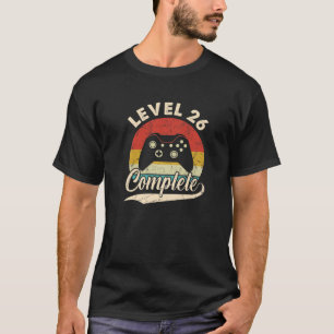 Camiseta Nivel 26 Completo - 26º Aniversario Boda Para Él