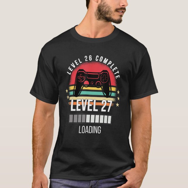 Camiseta Nivel 26 Gama completa de nivel retro de la cosech (Anverso)