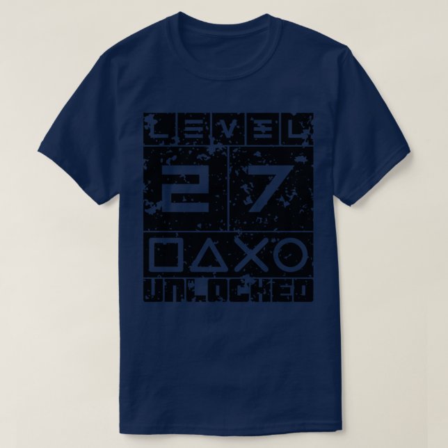Camiseta Nivel 27 desbloqueado (Diseño del anverso)