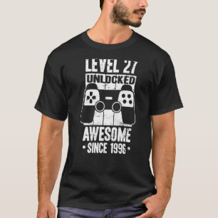 Camiseta Nivel 27 Desbloqueado desde el Bi de videojuegos d