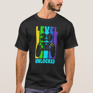 Camiseta Nivel 29 Hombres de 29 años de edad desbloqueados