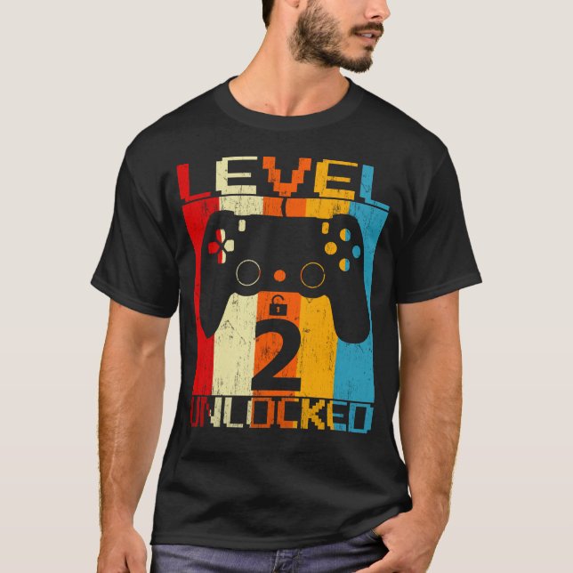 Camiseta Nivel 2 desbloqueado (Anverso)