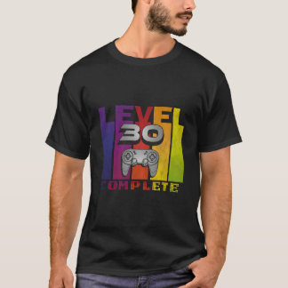 Camiseta Nivel 30 Completo Jugador Friki Geek Videojuegos