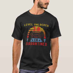 Camiseta Nivel 30 Desbloqueado En Cuarentena 30 Cumpleaños