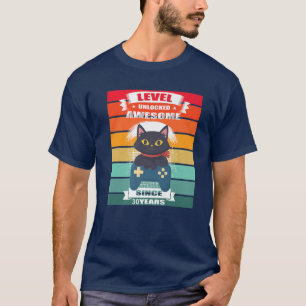 Camiseta Nivel 30 Desbloqueado Impresionante Desde Vídeo Ca