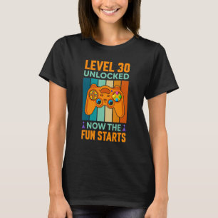 Camiseta Nivel 30 Desbloqueados 30.º partido Inspirador de 