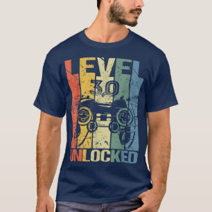 Camiseta Nivel 30 Unlocked Awesome 1992 Video Game 30th Bir
