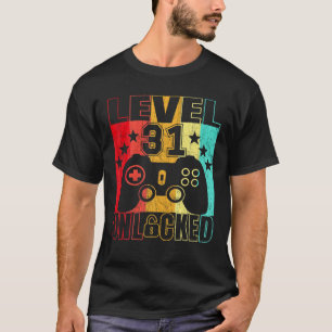 Camiseta Nivel 31 Hombres Juerguistas De 31 Años De Edad 31