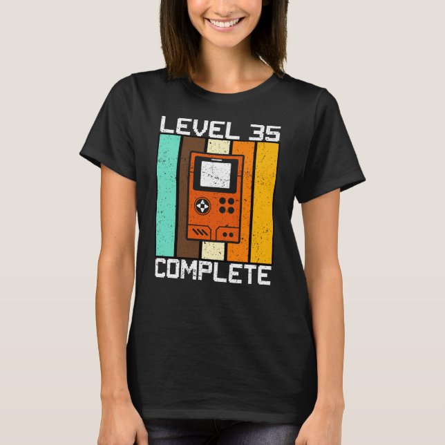 Camiseta Nivel 35 completo - regalo (Anverso)