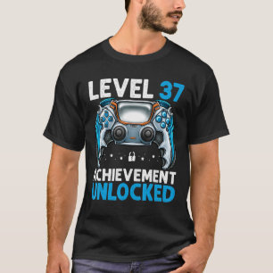 Camiseta Nivel 37 Desbloqueado desde 1984 37º cumpleaños