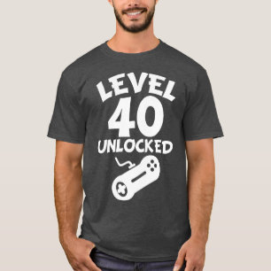 Camiseta Nivel 40 abierto 40.o cumpleaños de los