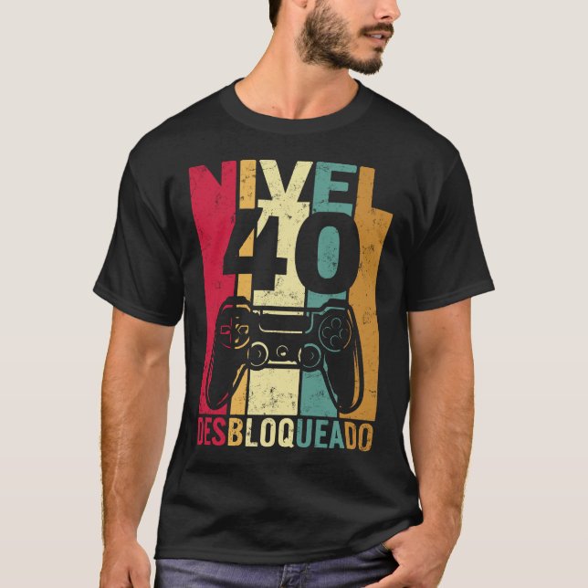 Camiseta Nivel 40 desbloqueado, finalmente・, Regor (Anverso)