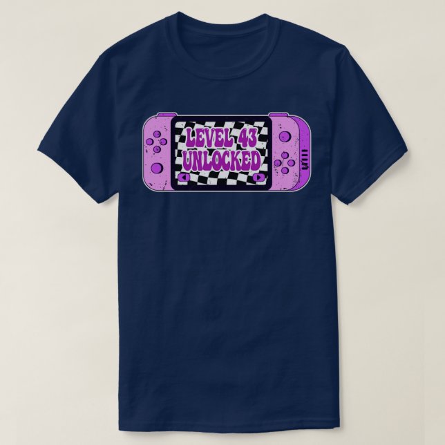 Camiseta Nivel 43 desbloqueado (Diseño del anverso)